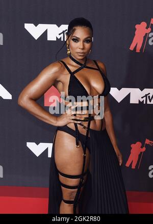 Ashanti partecipa ai 2021 MTV Video Music Awards al Barclays Center il 12 settembre 2021 nel quartiere di Brooklyn a New York. Foto: Jeremy Smith/imageSPACE /MediaPunch Foto Stock