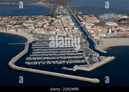 FRANCE HERAULT (34) PORTO DI PALAVAS-LES-FLOTS Foto Stock