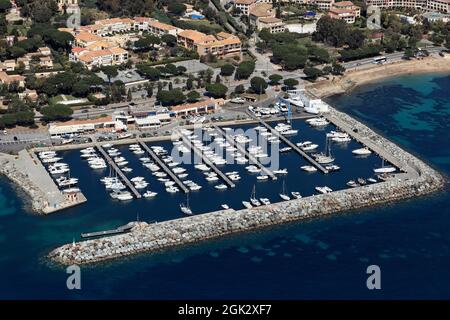 FRANCIA 83 (VAR) LES ISSAMBRES, PORTO DI SAN PEIRE Foto Stock