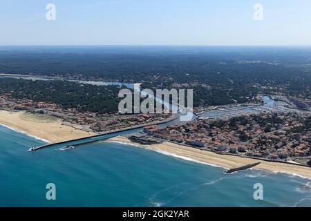 FRANCIA LANDES (40) PORTO DI CAPBRETON Foto Stock