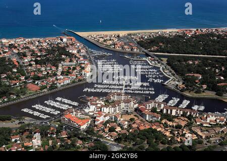 FRANCIA LANDES (40) PORTO DI CAPBRETON Foto Stock