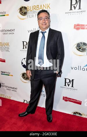 Burbank, California, USA. 12 settembre 2021. Evan Spiliotopoulos partecipa al 13° gala annuale del Burbank International Film Festival Awards al Burbank Marriott di Burbank, CA il 12 settembre 2021 Credit: Eugene Powers/Alamy Live News Foto Stock