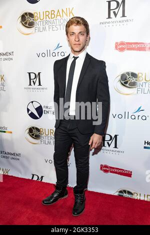 Burbank, California, USA. 12 settembre 2021. Nick Theurer partecipa al 13° gala annuale del Burbank International Film Festival Awards al Burbank Marriott di Burbank, CA il 12 settembre 2021 Credit: Eugene Powers/Alamy Live News Foto Stock