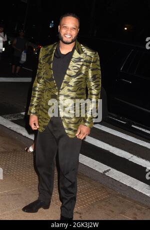 New York, Stati Uniti. 12 settembre 2021. Robinson Cano arriva al Tom Ford Fashion Show al David H. Koch Theatre il 12 settembre 2021 a New York City, NY, USA. Photo by MM/ABACAPRESS.COM Credit: Abaca Press/Alamy Live News Foto Stock