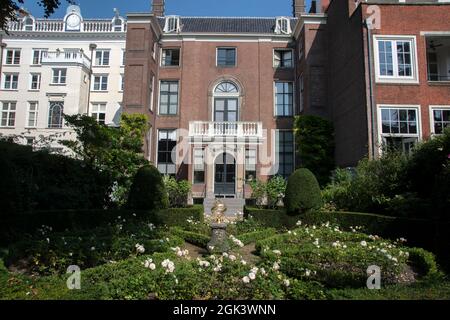 Il Giardino al Museo Van Loon ad Amsterdam Paesi Bassi 9-9-2021 Foto Stock