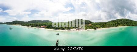 Isola di Phu Quoc di Nizza nella provincia di Kien Giang, Vietnam meridionale Foto Stock