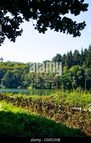 Serbatoio di Artingly che fa parte di South East Water in Sussex , Inghilterra , Regno Unito Foto Stock