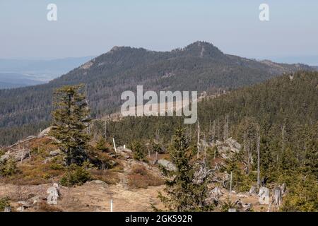 Wanderung von Zwercheck zum Grossen Osser Foto Stock