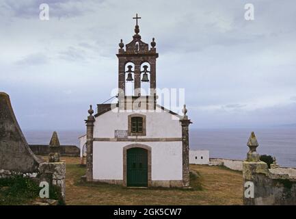 Ermita de San Adrian (Santo Adriano do Mar), Malpica, Costa da morte, Galizia, Spagna Foto Stock