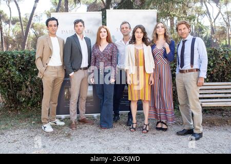 Roma, Italia. 13 settembre 2021. Cast durante la fotocall del film italiano 'Parsifal' alla Casa del Cinema di Roma (Photo by Matteo Nardone/Pacific Press) Credit: Pacific Press Media Production Corp./Alamy Live News Foto Stock