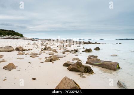 Bar Point, St Mary's, Isles of Scilly Foto Stock