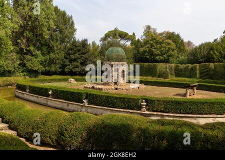 Valsanzibio, Padova - Italia, 11 settembre 2021: Giardino di Villa Barbarigo a Valsanzibio, Padova. Foto Stock