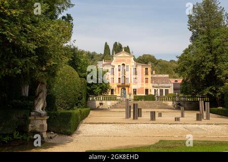 Valsanzibio, Padova - Italia, 11 settembre 2021: Giardino di Villa Barbarigo a Valsanzibio, Padova. Foto Stock