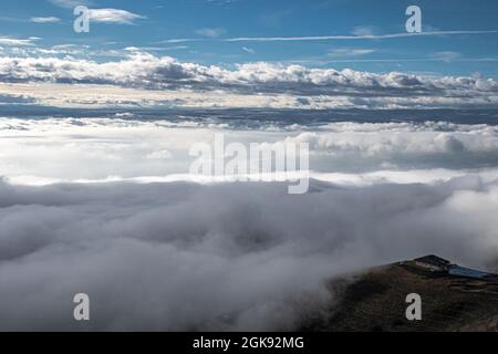 Nuvole su Lewiston e Clarkston Foto Stock