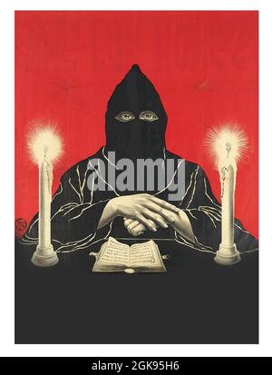 Fare clic sul poster del mago americano d'epoca - The FAK Hongs, 1930 Foto Stock