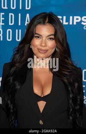 Toronto, Canada. 13 settembre 2021. Adelaine Morin partecipa al The Big Splash del Liquid Media Group al Windsor Arms Hotel durante il Toronto International Film Festival 2021 a Toronto il 13 settembre 2021. Credit: EXImages/Alamy Live News Foto Stock