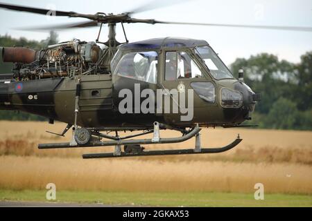Westland Scout AH.1 XT626 all'Abingdon Air & Country Show 2021 Foto Stock