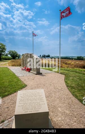 Memoriale al decimo Battaglione del reggimento di Paracadute. Foto Stock
