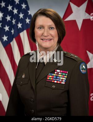 Maxwell AFB, Ala. - Ritratto ufficiale del generale maggiore Sheryl E. Gordon, Adjutant General, Alabama National Guard preso il 17 marzo 2021. Foto Stock