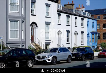 immobile residenziale a whitby, nel nord dello yorkshire, inghilterra Foto Stock