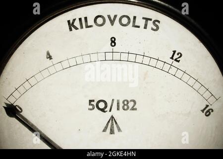 Kilovolt militare inglese d'epoca. Foto Stock