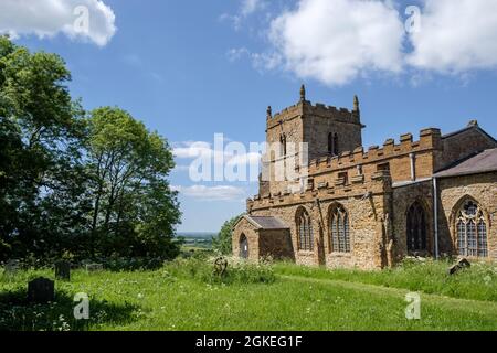 Chiesa di tutti i Santi (conosciuta come la Chiesa dei Ramblers), Walesby, Lincolnshire Foto Stock