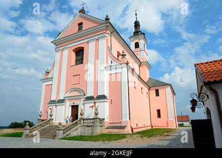 Ex monastero camaldolese, sulla penisola del Lago Wigry, Podlaskie, monastero barocco, Podlaskie, Polonia Foto Stock