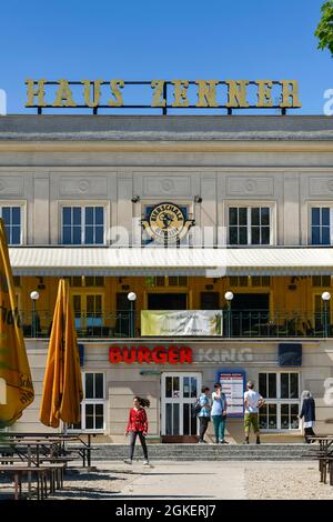 Haus Zenner, Ristorante e Giardino della birra, Alt-Treptow, Treptow-Koepenick, Berlino, Germania Foto Stock