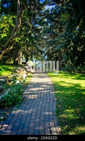 Riley Park Calgary Alberta Foto Stock