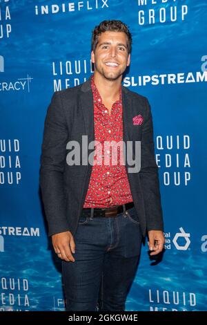Toronto, Canada. 13 settembre 2021. David Pinard partecipa alla ricezione Liquid Media Splash party al Toronto International Film Festival.Liquid Media Group è un'azienda di soluzioni aziendali che consente ai creatori indipendenti di IP di confezionare, finanziare, distribuire e monetizzare la propria IP video professionale a livello globale. Credit: SOPA Images Limited/Alamy Live News Foto Stock