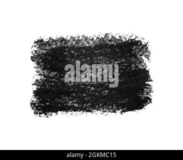 Acquerello grunge sfondo nuvola isolato su bianco Foto Stock