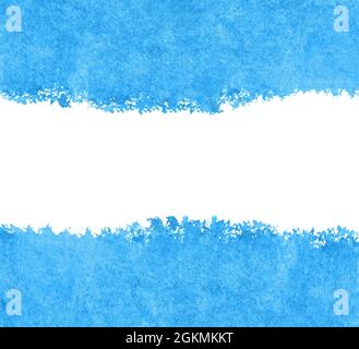 Cornice splash astratta di acquerello. Sfondo luminoso con spazio per il testo Foto Stock