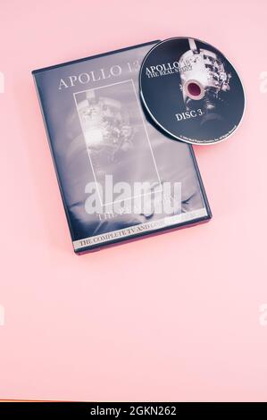 Apollo 13 aborted moon mission documentario DVD media con spazio di copia Foto Stock