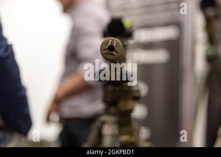 Londra, Regno Unito. 15 settembre 2021. DSEI (Defense Security Equipment International) all'Excel Center London Credit: Ian Davidson/Alamy Live News Foto Stock