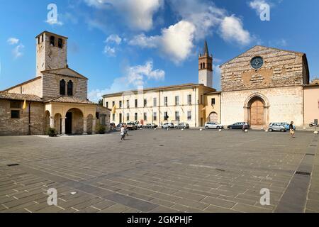 Foligno Umbria Italia. La chiesa di Santa Maria Infraportas Foto Stock