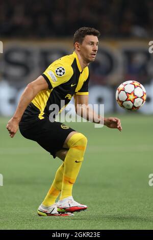 Berna, Svizzera, 14 settembre 2021. Christian Fassnacht dei giovani ragazzi durante la partita della UEFA Champions League allo Stadion Wankdorf, Berna. Il credito d'immagine dovrebbe essere: Jonathan Moscrop / Sportimage Foto Stock