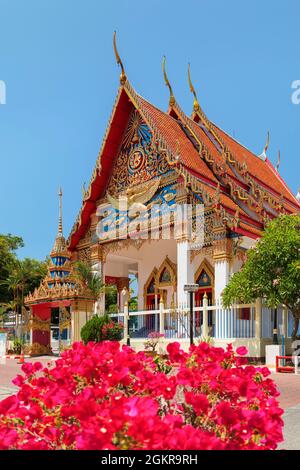 Wat Putta Mongkon, Phuket, Phuket, Thailandia, Sud-est asiatico, Asia Foto Stock