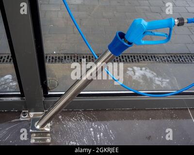 pistola per acqua di lavaggio Foto Stock