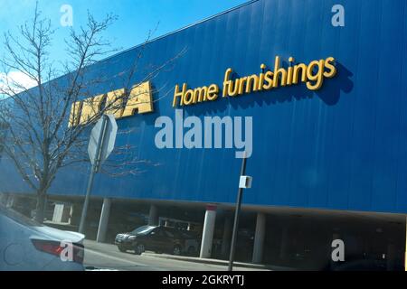 IKEA Store che vende mobili per la casa. Bloomington Minnesota, Stati Uniti Foto Stock