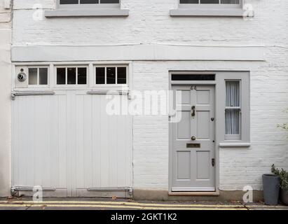 L'ex casa di Ghislaine Maxwell in Kinnerton Street a Belgravia, Knightsbridge, Londra. Foto Stock