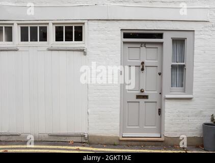 L'ex casa di Ghislaine Maxwell in Kinnerton Street a Belgravia, Knightsbridge, Londra. Foto Stock