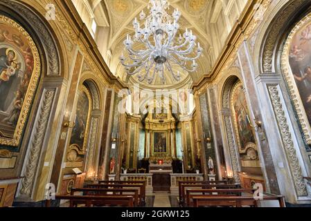 Italia, Roma, chiesa di San Giovanni della Pigna Foto Stock