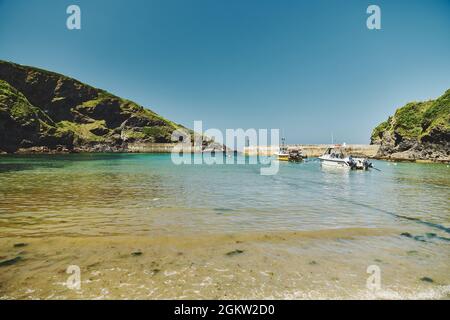 Immagine di paesaggio dalla Cornovaglia in Inghilterra Foto Stock