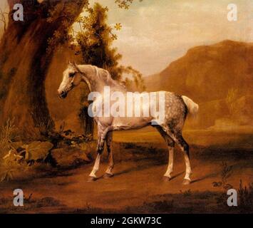 Vintage George Stubbs arte di pittura a cavallo Foto Stock