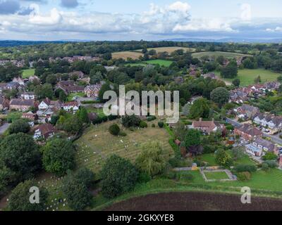 Warnham è un villaggio della parrocchia civile del West Sussex, nel distretto di Horsham. Il villaggio è centrato 2 miglia NNW di Horsham. Foto Stock