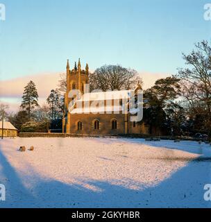 Regno Unito. Scozia. Perthshire. Blair Drummond. Kincardine nella Chiesa di Menteith in inverno. Foto Stock