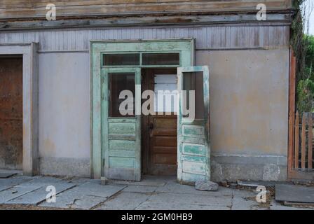 La città fantasma rimane in Paradise Valley, Nevada Foto Stock