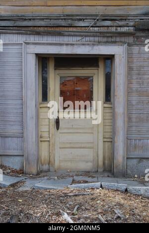 La città fantasma rimane in Paradise Valley, Nevada Foto Stock