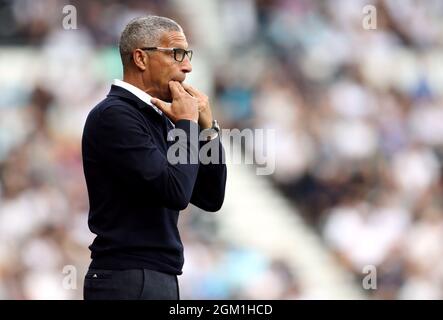 Foto del file datata 28-08-2021 del manager della foresta di Nottingham Chris Hughton. Data foto: Sabato 28 agosto 2021. Data di emissione: Giovedì 16 settembre 2021. Foto Stock