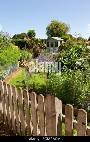 Un giardino di estate Foto Stock